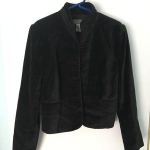 Unique Black Velvet Blazer